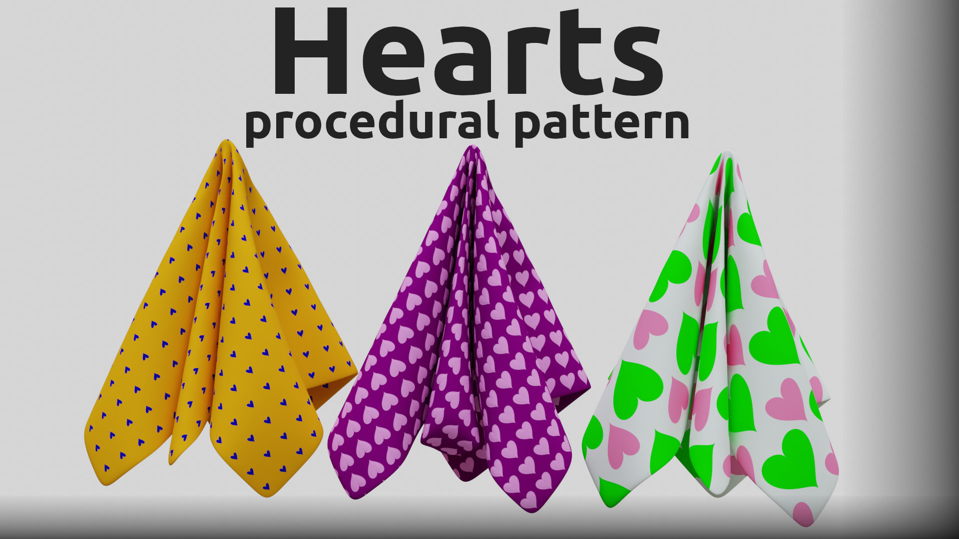 Procedural Hearts pattern preview image 1